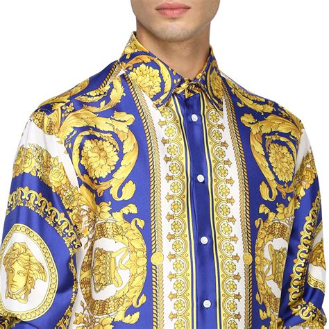 chemise style versace homme|chemise versace homme.